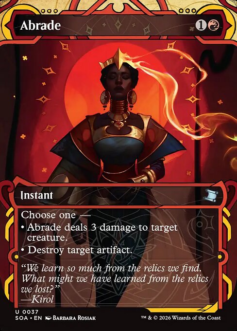 Secrets of Strixhaven Mystical Archive - 37 - Abrade - Uncommon