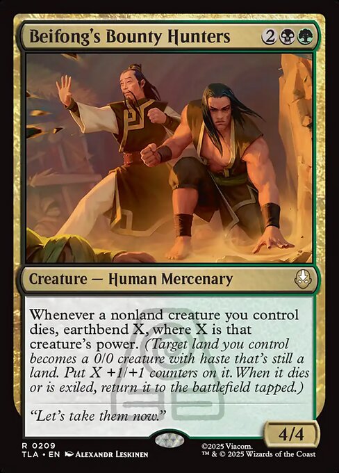 Avatar: The Last Airbender - 209 - Beifong's Bounty Hunters - Rare - Foil