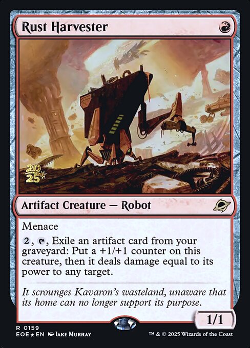 Edge of Eternities Promos - 159s - Rust Harvester - Rare