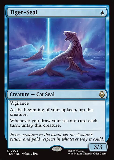 Avatar: The Last Airbender - 75 - Tiger-Seal - Rare - Foil