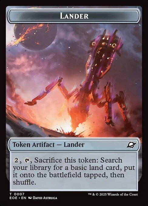 Edge of Eternities Tokens - 7 - Lander - Common