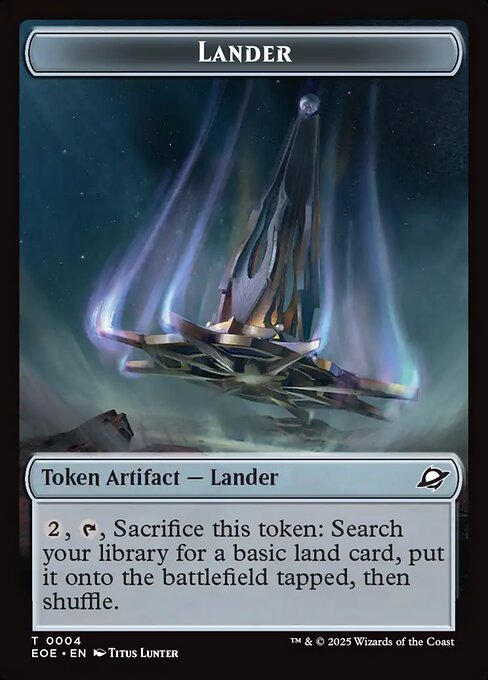 Edge of Eternities Tokens - 4 - Lander - Common