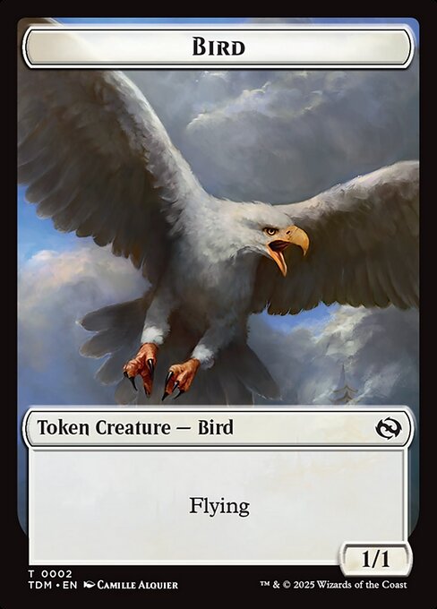 Tarkir: Dragonstorm Tokens - 2 - Bird - Common