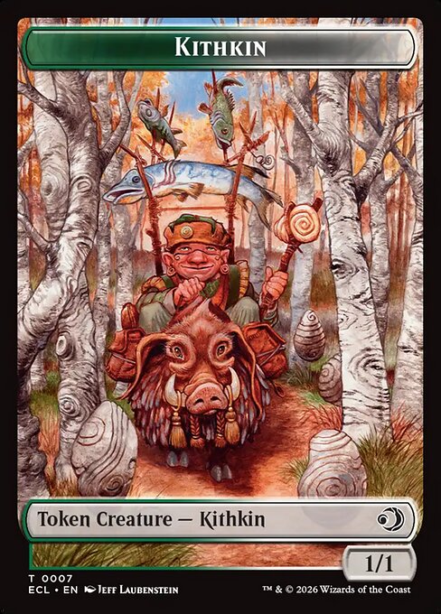Lorwyn Eclipsed Tokens - 7 - Kithkin - Common