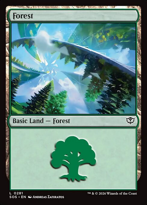 Secrets of Strixhaven - 281 - Forest - Common