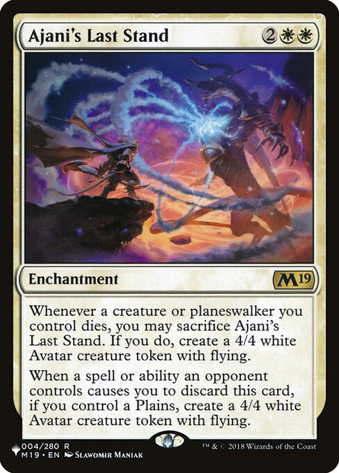 The List - M19-4 - Ajani's Last Stand - Rare