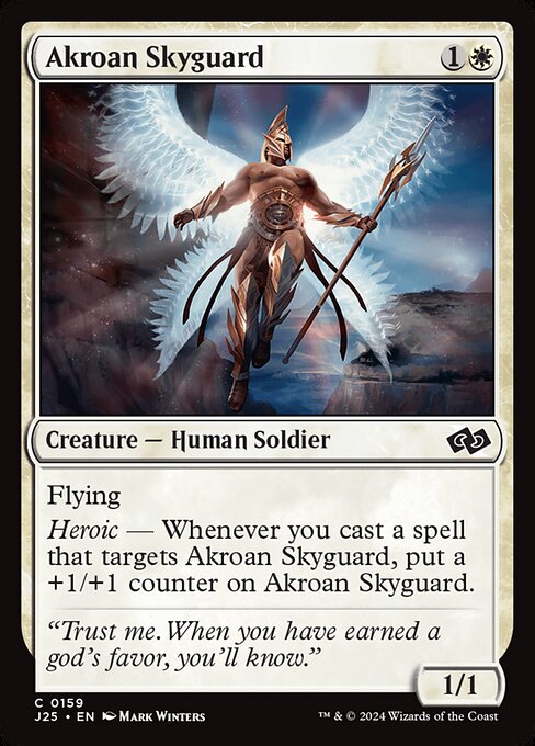 Foundations Jumpstart - 159 - Akroan Skyguard - Common