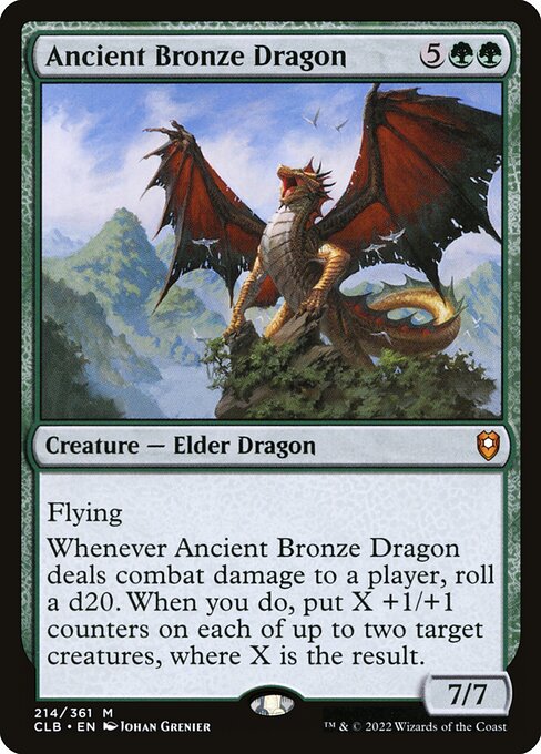 Commander Legends: Battle for Baldur's Gate - 214 - Ancient Bronze Dragon - Mythic
