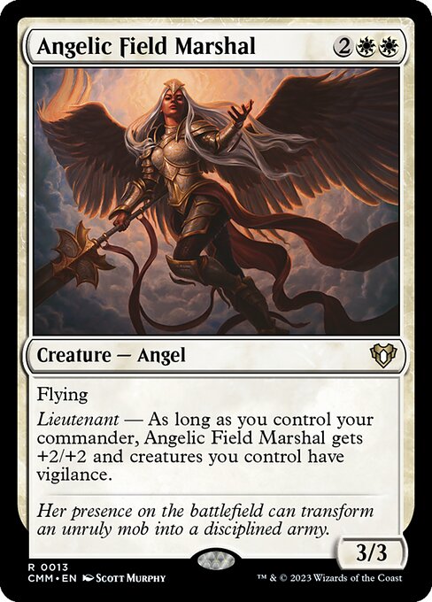 Commander Masters - 13 - Angelic Field Marshal - Rare