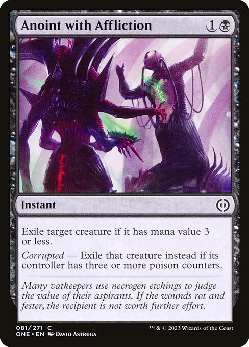 Phyrexia: All Will Be One - 81 - Anoint with Affliction - Common