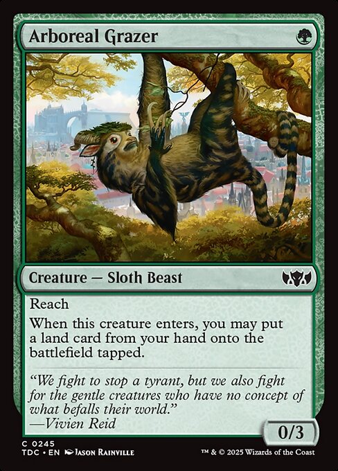 Tarkir: Dragonstorm Commander - 245 - Arboreal Grazer - Common