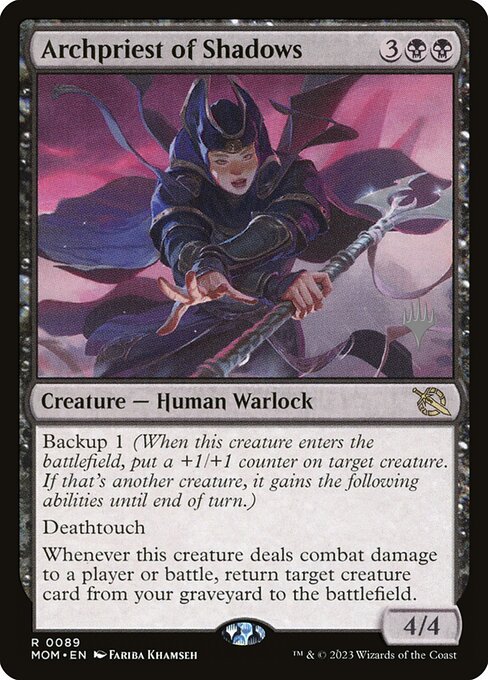 March of the Machine Promos - 89p - Archpriest of Shadows - Rare