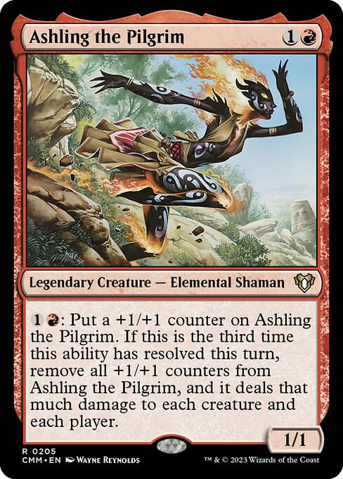 Commander Masters - 205 - Ashling the Pilgrim - Rare
