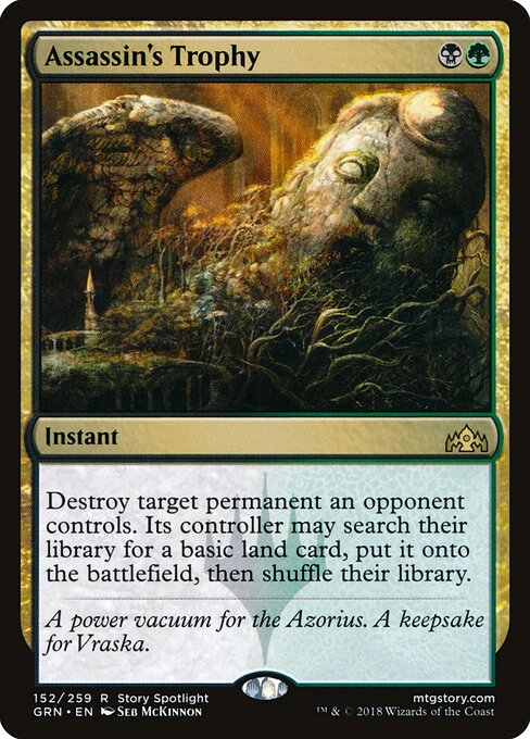 Guilds of Ravnica - 152 - Assassin's Trophy - Rare