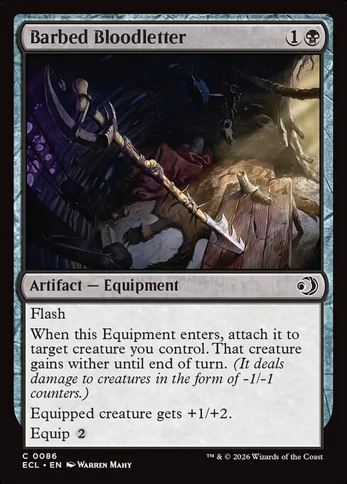 Lorwyn Eclipsed - 86 - Barbed Bloodletter - Common