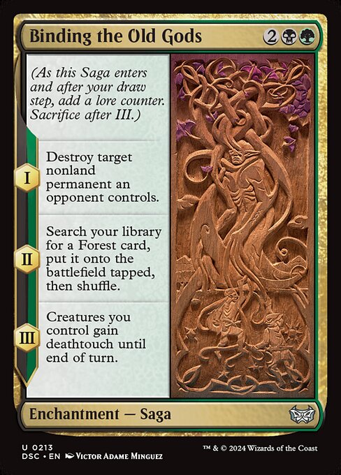 Duskmourn: House of Horror Commander - 213 - Binding the Old Gods - Uncommon