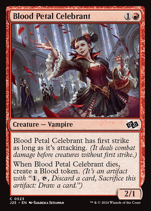 Foundations Jumpstart - 523 - Blood Petal Celebrant - Common