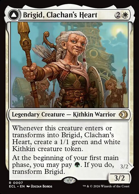Lorwyn Eclipsed - 7 - Brigid, Clachan's Heart // Brigid, Doun's Mind - Rare