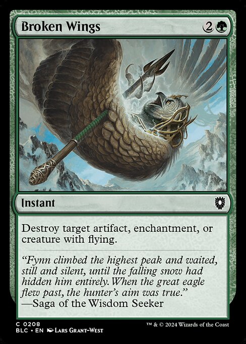 Bloomburrow Commander - 208 - Broken Wings - Common