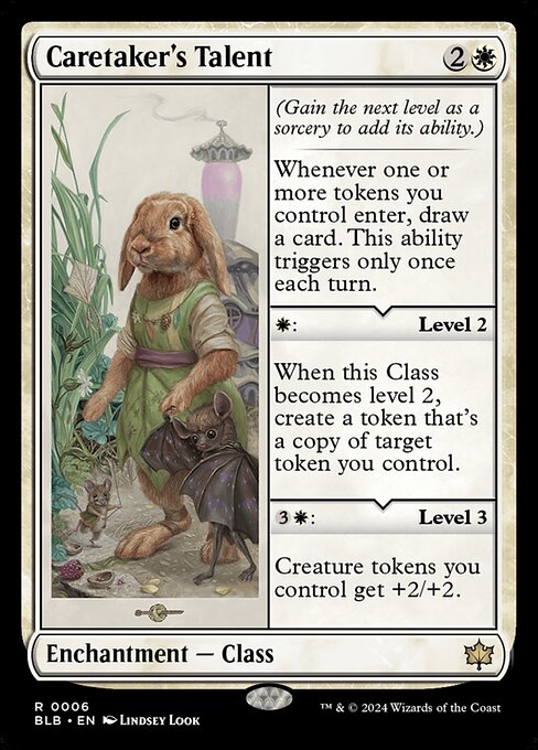Bloomburrow - 6 - Caretaker's Talent - Rare