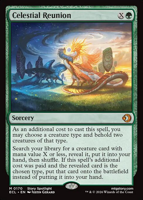 Lorwyn Eclipsed - 170 - Celestial Reunion - Mythic