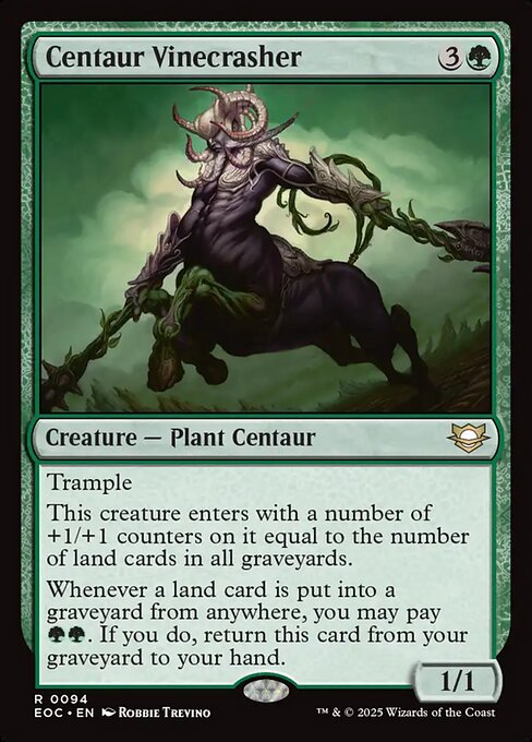 Edge of Eternities Commander - 94 - Centaur Vinecrasher - Rare