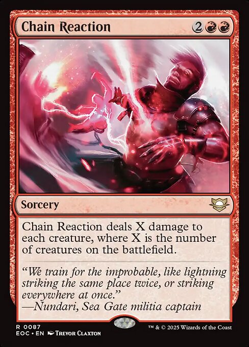 Edge of Eternities Commander - 87 - Chain Reaction - Rare