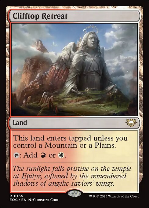 Edge of Eternities Commander - 155 - Clifftop Retreat - Rare