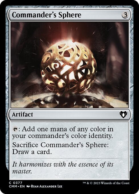 Commander Masters - 377 - Commander's Sphere - Common