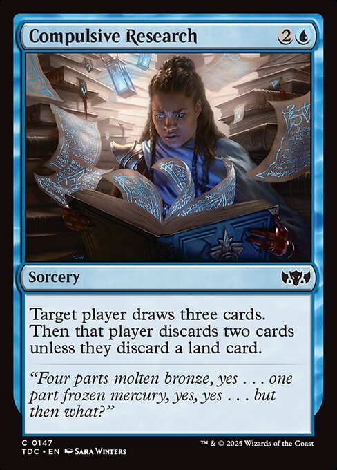 Tarkir: Dragonstorm Commander - 147 - Compulsive Research - Common