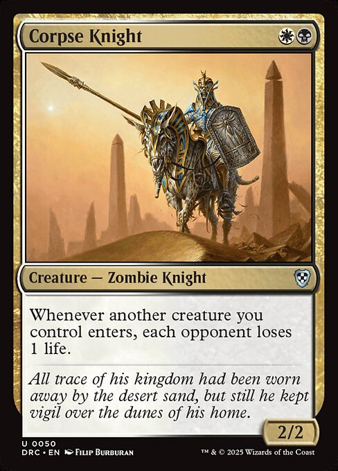 Aetherdrift Commander - 50 - Corpse Knight - Uncommon