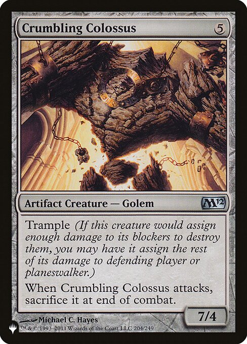 The List - M12-204 - Crumbling Colossus - Uncommon