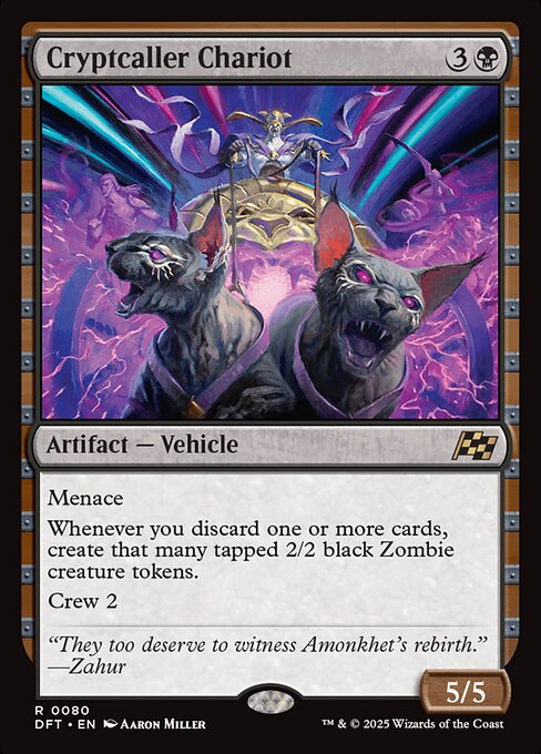 Aetherdrift - 80 - Cryptcaller Chariot - Rare