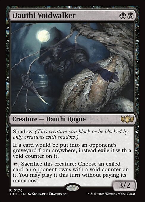 Tarkir: Dragonstorm Commander - 176 - Dauthi Voidwalker - Rare