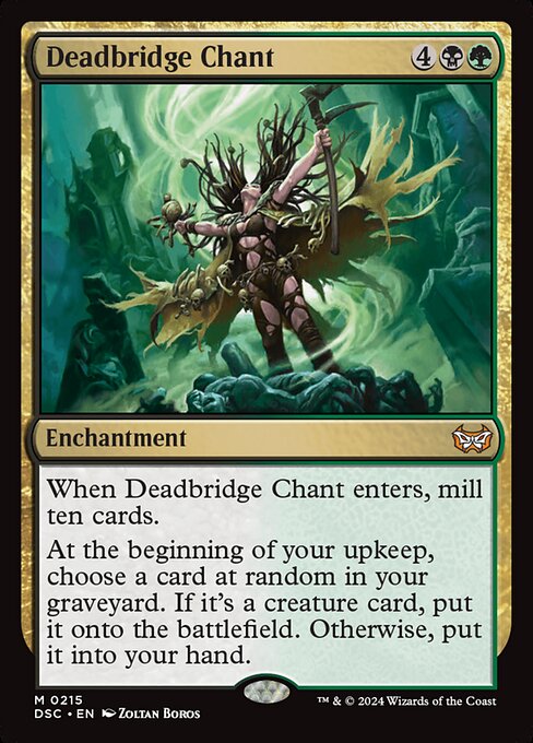 Duskmourn: House of Horror Commander - 215 - Deadbridge Chant - Mythic