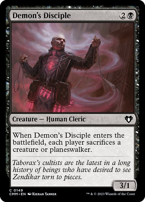 Commander Masters - 149 - Demon's Disciple - Common