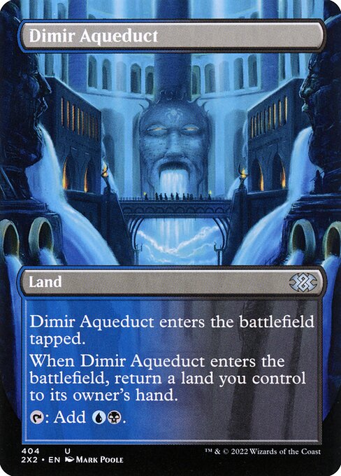 Double Masters 2022 - 404 - Dimir Aqueduct - Uncommon
