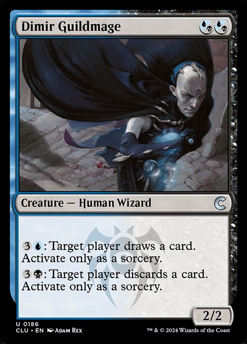 Ravnica: Clue Edition - 186 - Dimir Guildmage - Uncommon