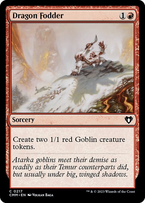Commander Masters - 217 - Dragon Fodder - Common