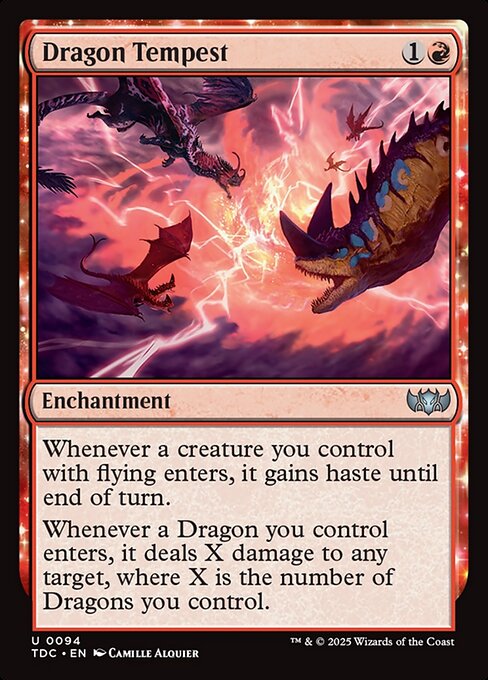 Tarkir: Dragonstorm Commander - 94 - Dragon Tempest - Uncommon