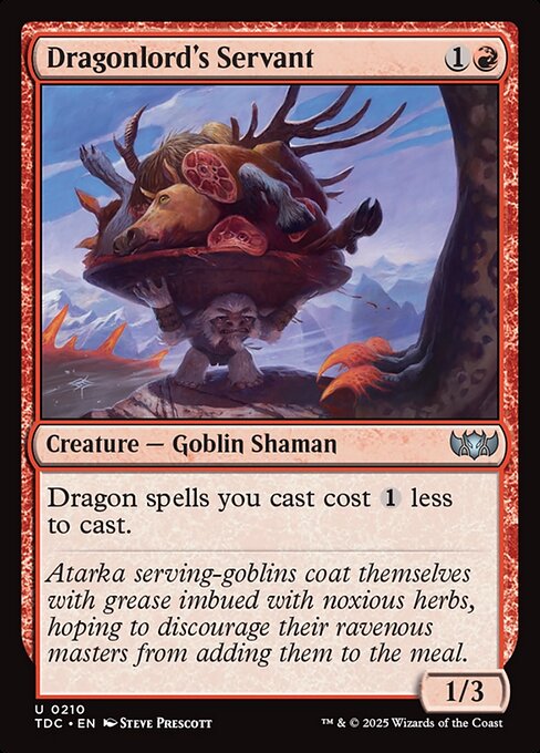 Tarkir: Dragonstorm Commander - 210 - Dragonlord's Servant - Uncommon