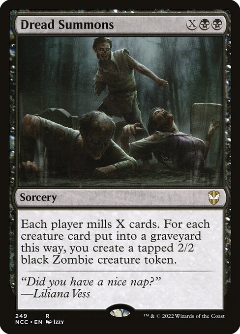 New Capenna Commander - 249 - Dread Summons - Rare