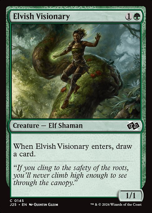Foundations Jumpstart - 145 - Elvish Visionary - Common