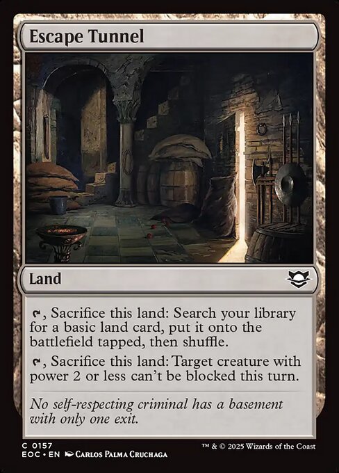 Edge of Eternities Commander - 157 - Escape Tunnel - Common