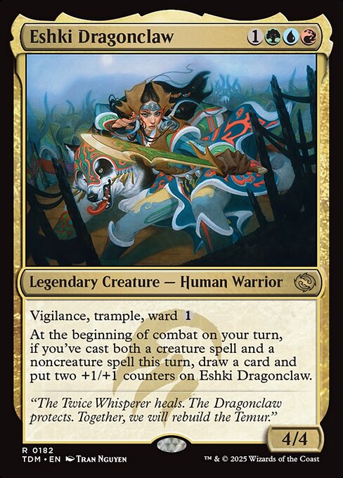 Tarkir: Dragonstorm - 182 - Eshki Dragonclaw - Rare