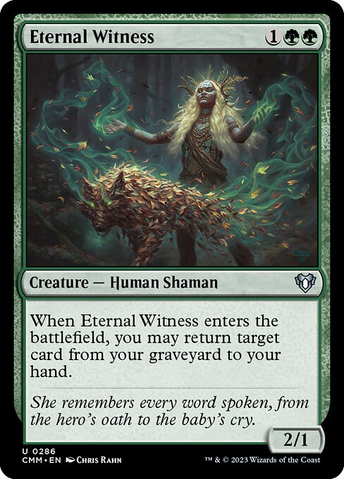 Commander Masters - 286 - Eternal Witness - Uncommon