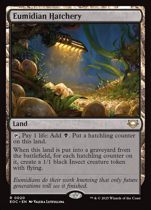 Edge of Eternities Commander - 20 - Eumidian Hatchery - Rare