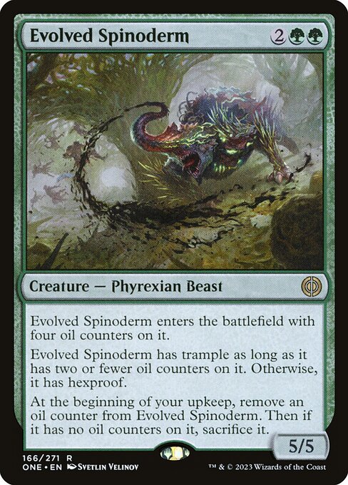 Phyrexia: All Will Be One - 166 - Evolved Spinoderm - Rare