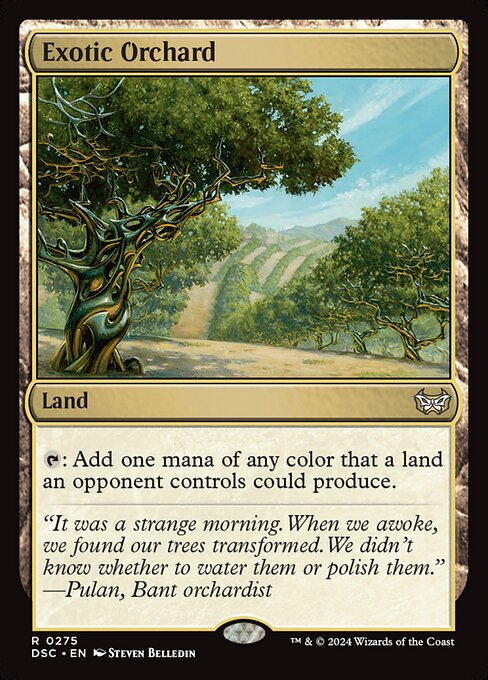 Duskmourn: House of Horror Commander - 275 - Exotic Orchard - Rare