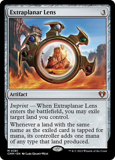 Commander Masters - 381 - Extraplanar Lens - Mythic